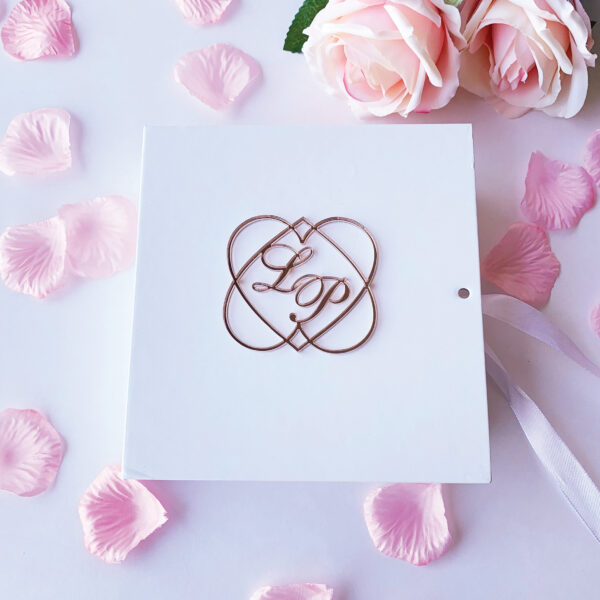 Partecipazioni Plexiglass Rosa